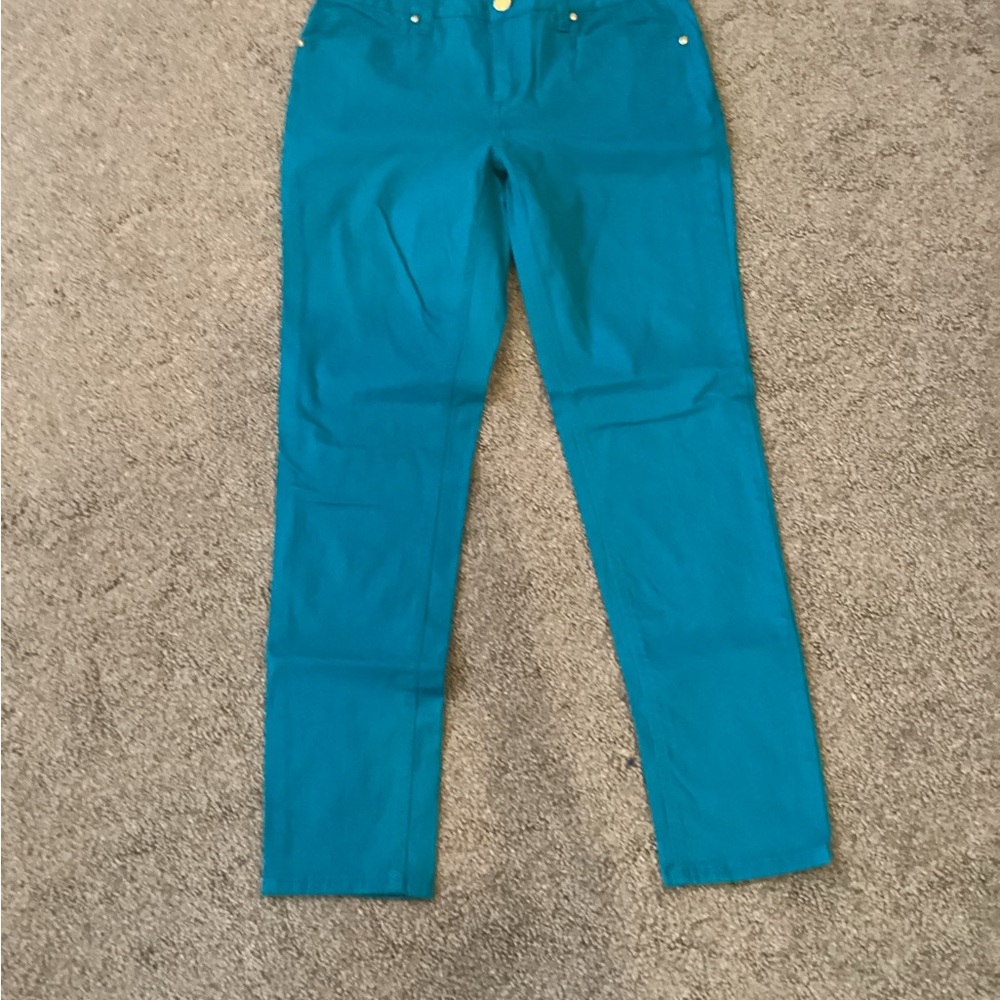 Women's Straight Leg Pants - Teal